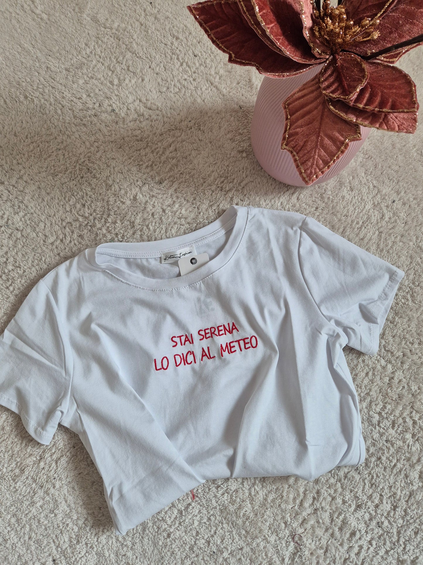T-shirt Stai serena lo dici al meteo