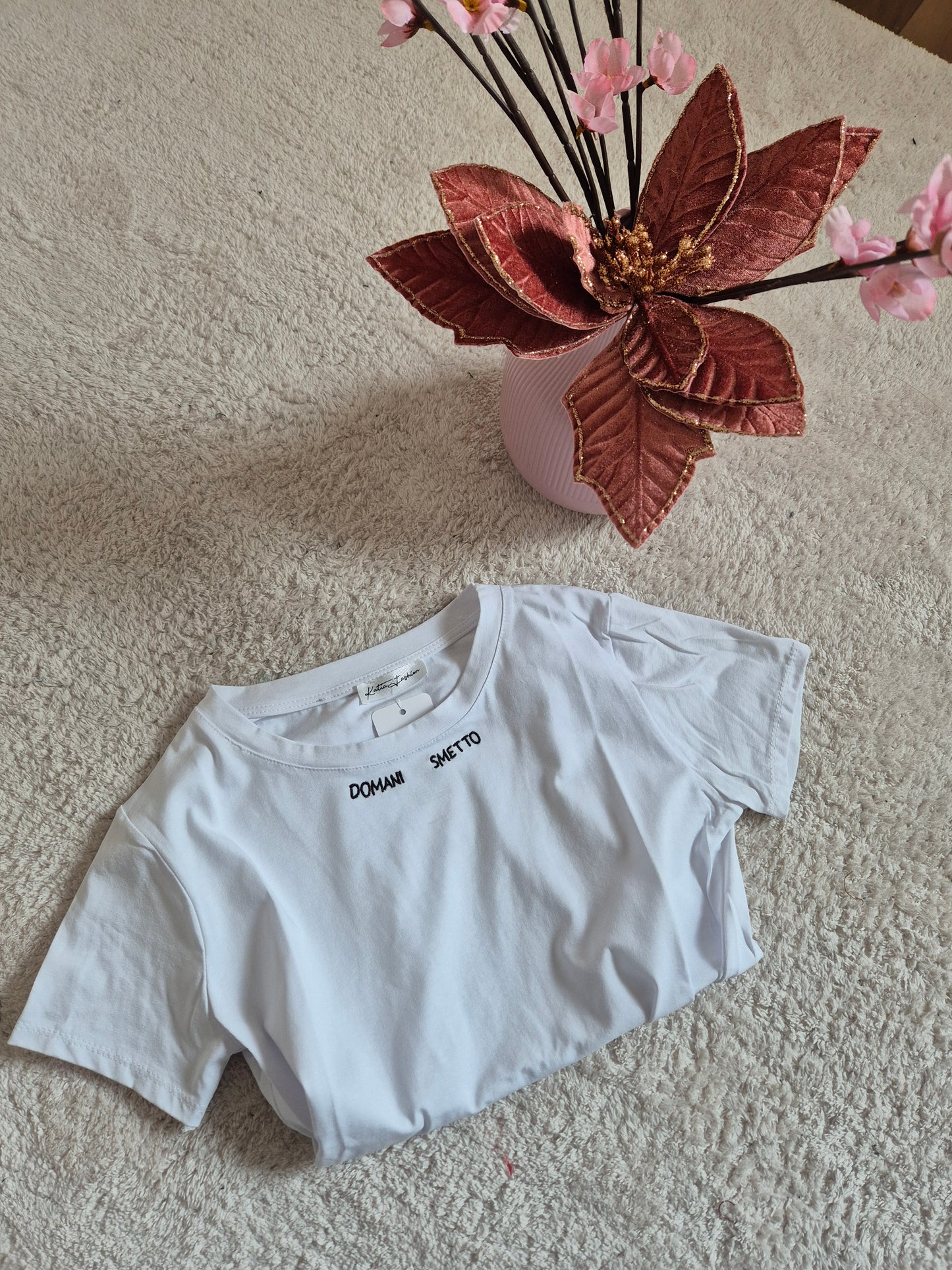 T-shirt Domani smetto