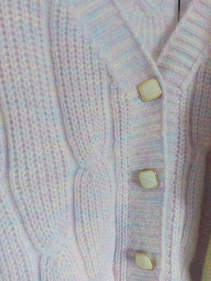 Maglia con bottoni madre perla