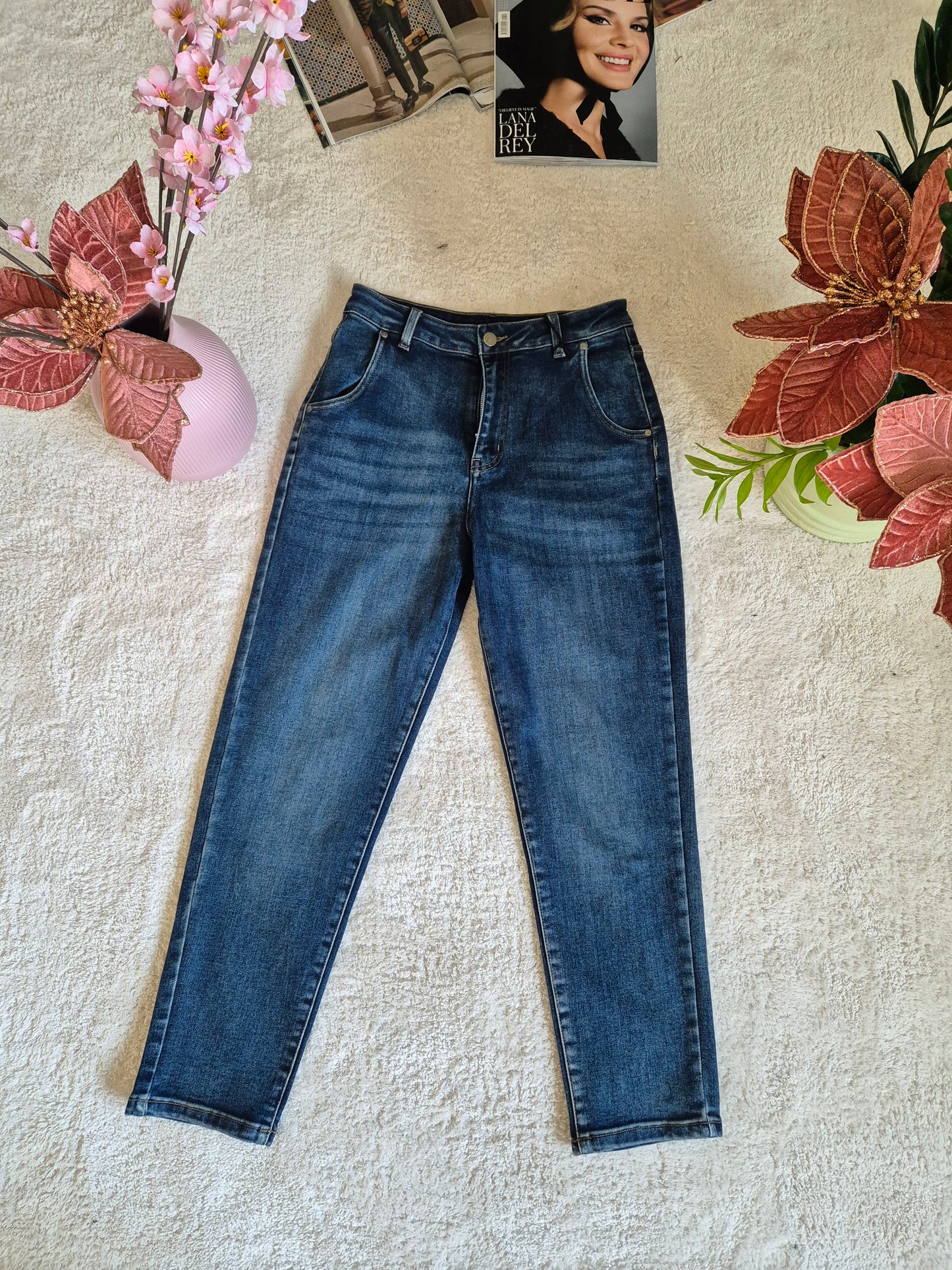 Jeans mom fit
