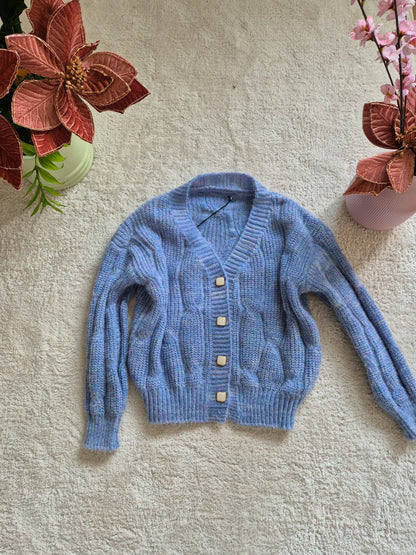 Maglia con bottoni madre perla
