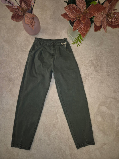 Jeans baloon con pinces