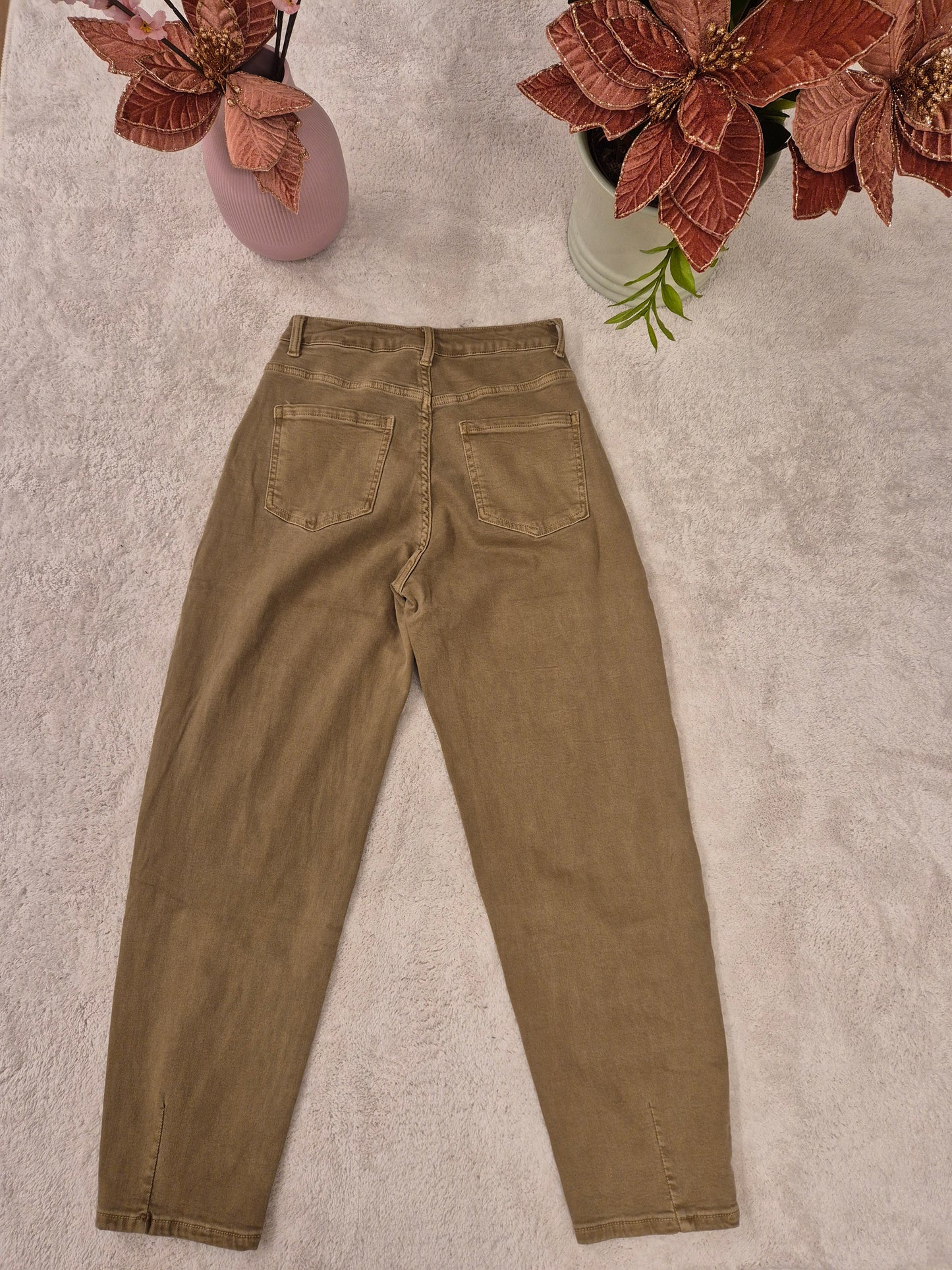 Jeans baloon con pinces