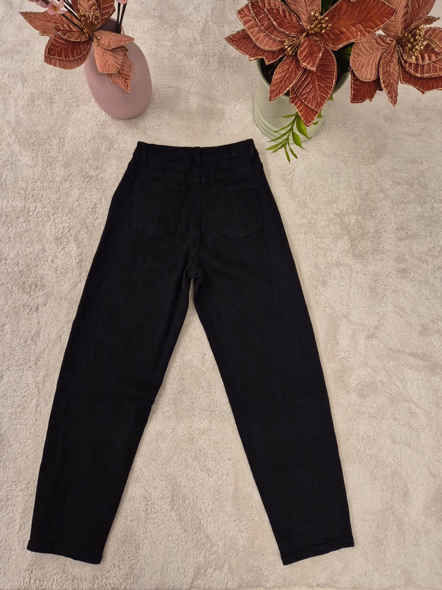 Jeans baloon con pinces
