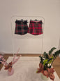 Gonna pantaloncino tartan