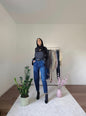 Jeans baloon con pinces