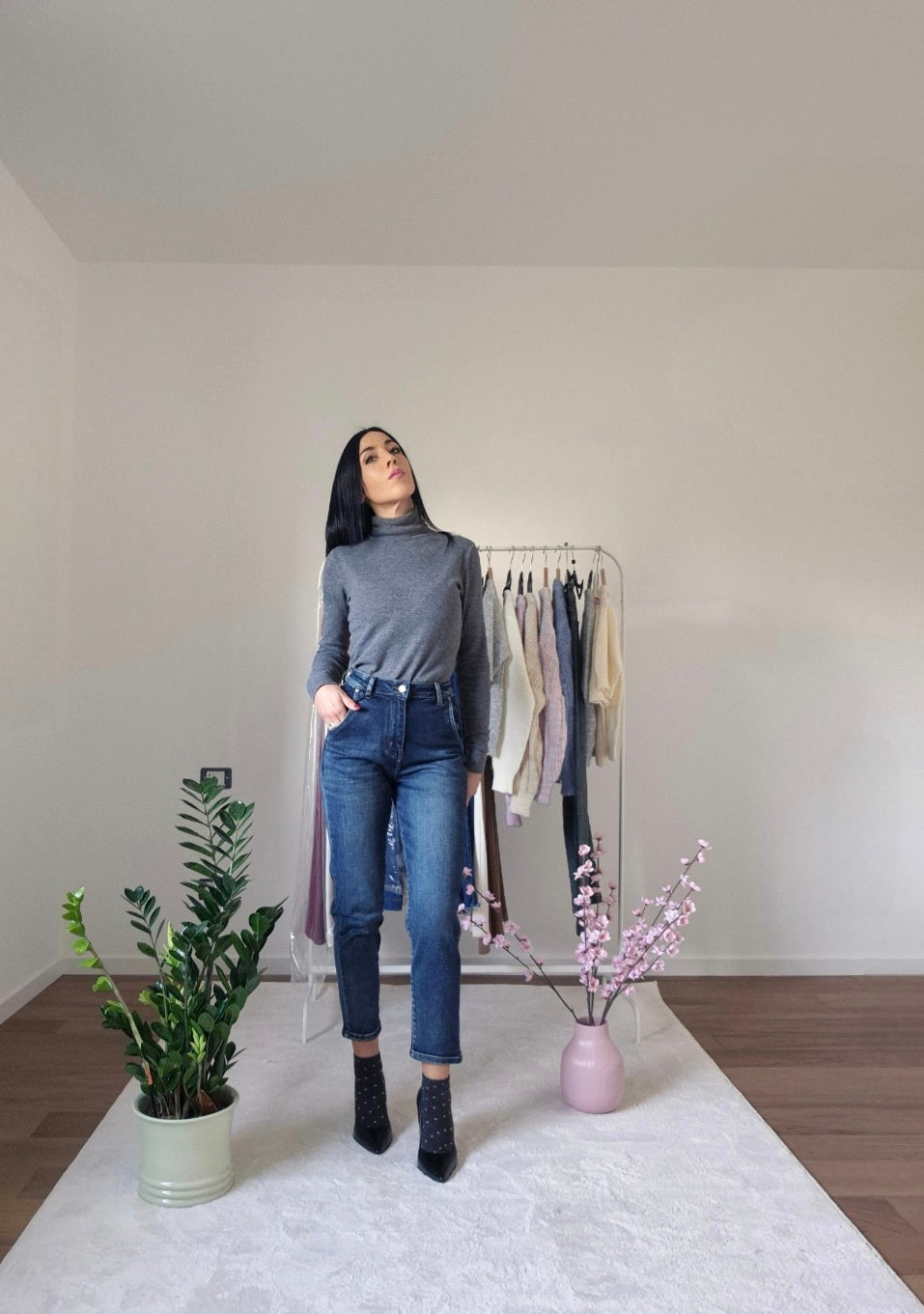 Jeans mom fit