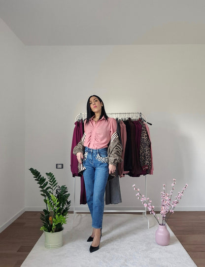 Jeans con perle